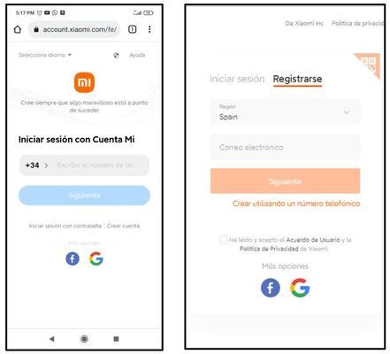 xiamomi mi|entrar en mi cuenta xiaomi.